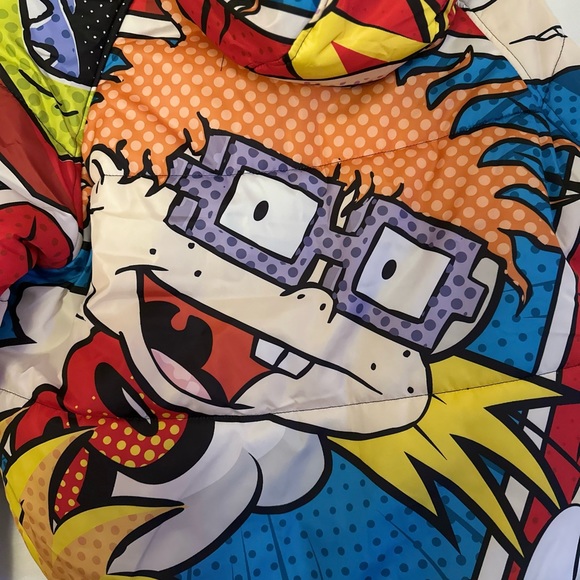 New Authentic Members Only Nickelodeon Pop Art Character Puffer Jacket (Unisex) - Picture 13 of 14